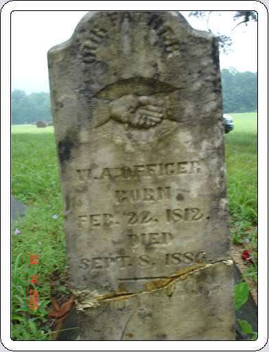 William Alexander Officer Grave